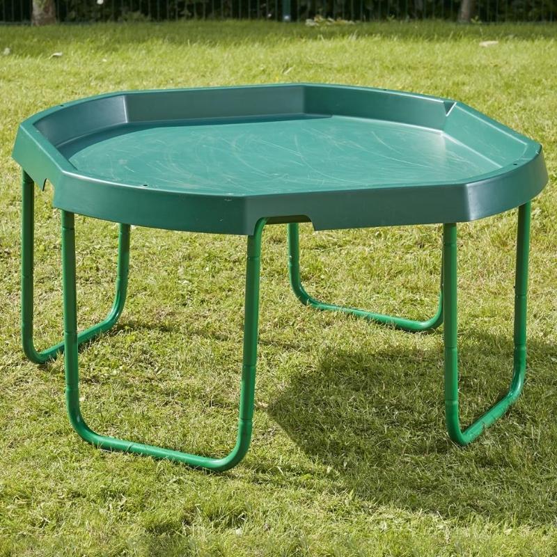 SET Tuff Tray Spot 100cm - Activiteitentafel Groen + groen verstelbaar onderstel