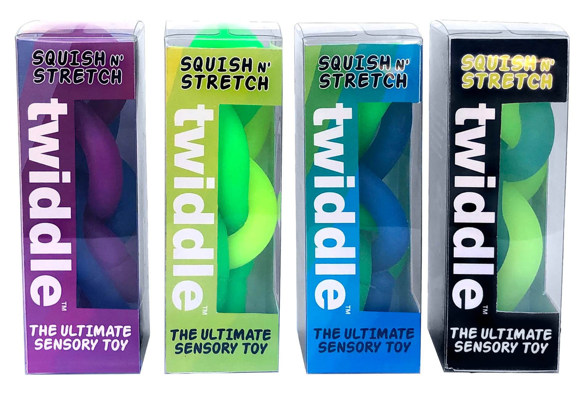 Twiddle - Classic Squish n' Stretch - set van 3 rekbare fidgets