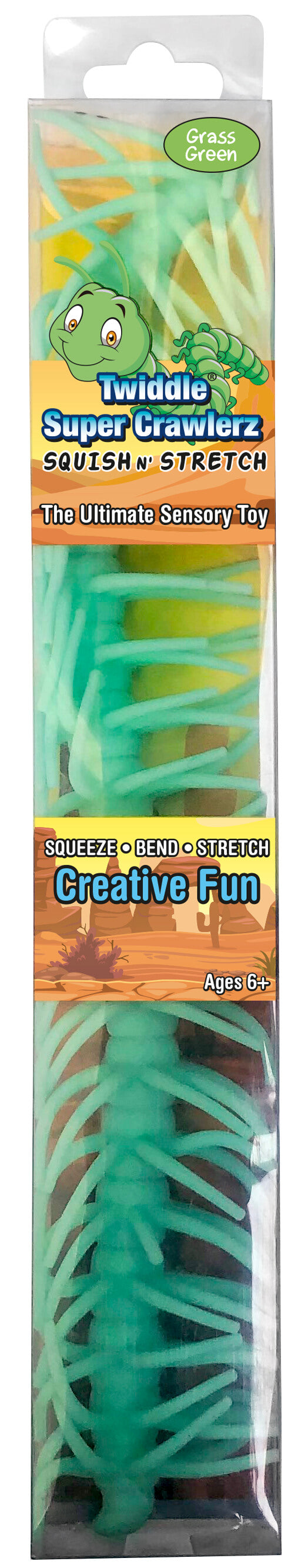 Twiddle - Super Crawlerz Squish n' Stretch - Rekbare Rups Fidget
