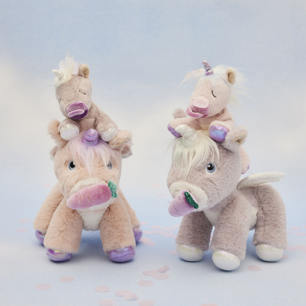 Dinkum Dolls - Binky Baby Unicorn Sparkle (roze)