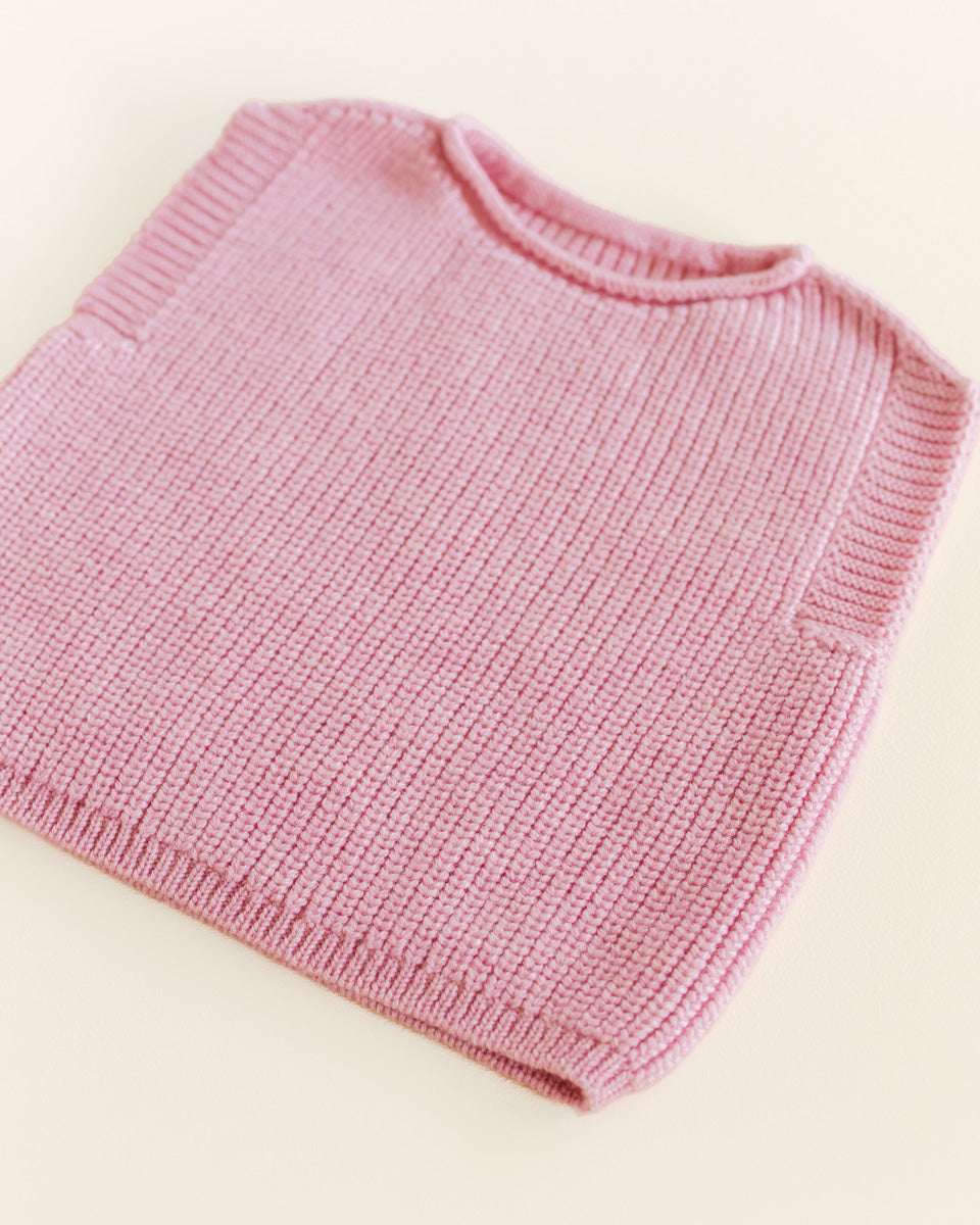Hvid - Wollen babygilet Harvey Cotton Candy