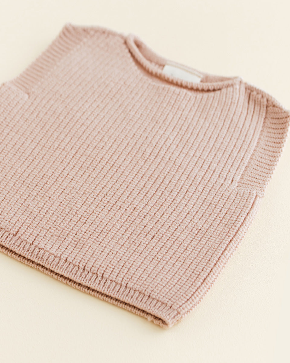 Hvid - Vest Harvey Apricot - 100% merinowol