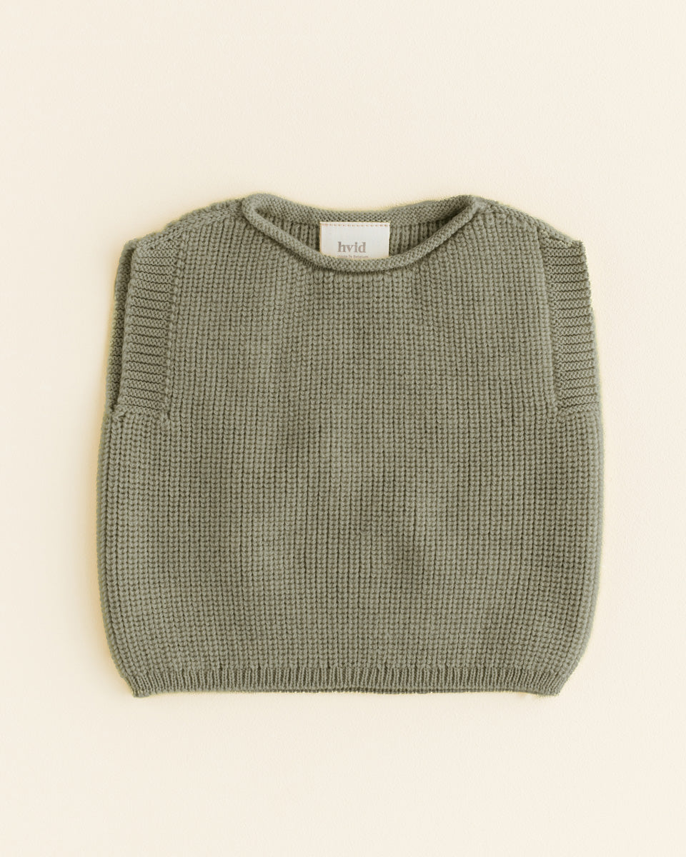 Hvid - Vest Harvey Artichoke - 100% merinowol
