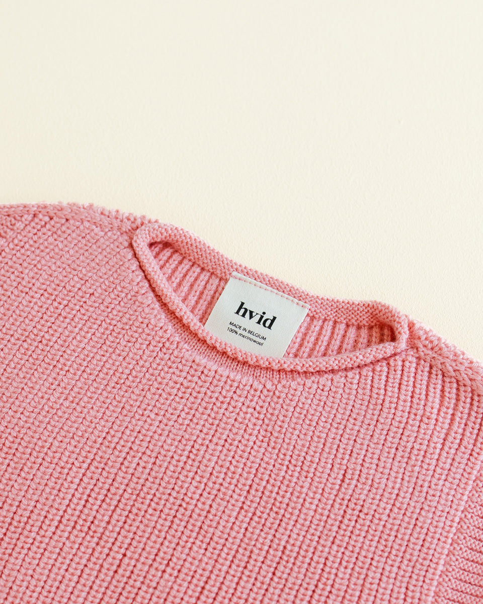 Hvid - Vest Harvey Bubblegum - 100% merinowol