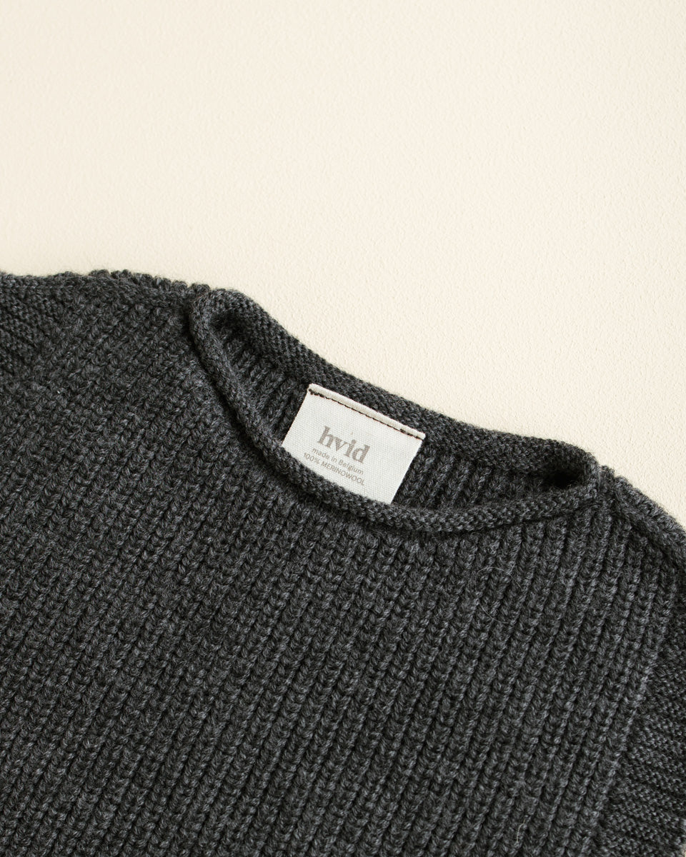 Hvid - Vest Harvey Charcoal - 100% merinowol