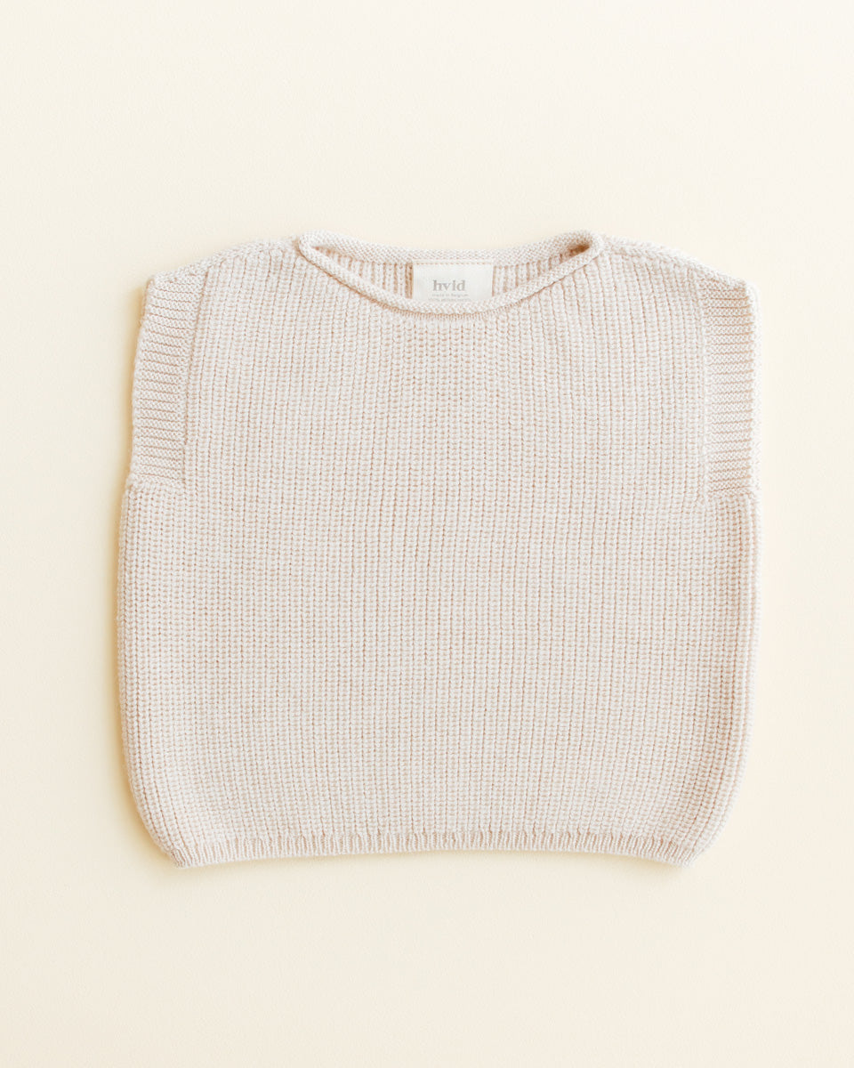 Hvid - Vest Harvey Cream - 100% merinowol