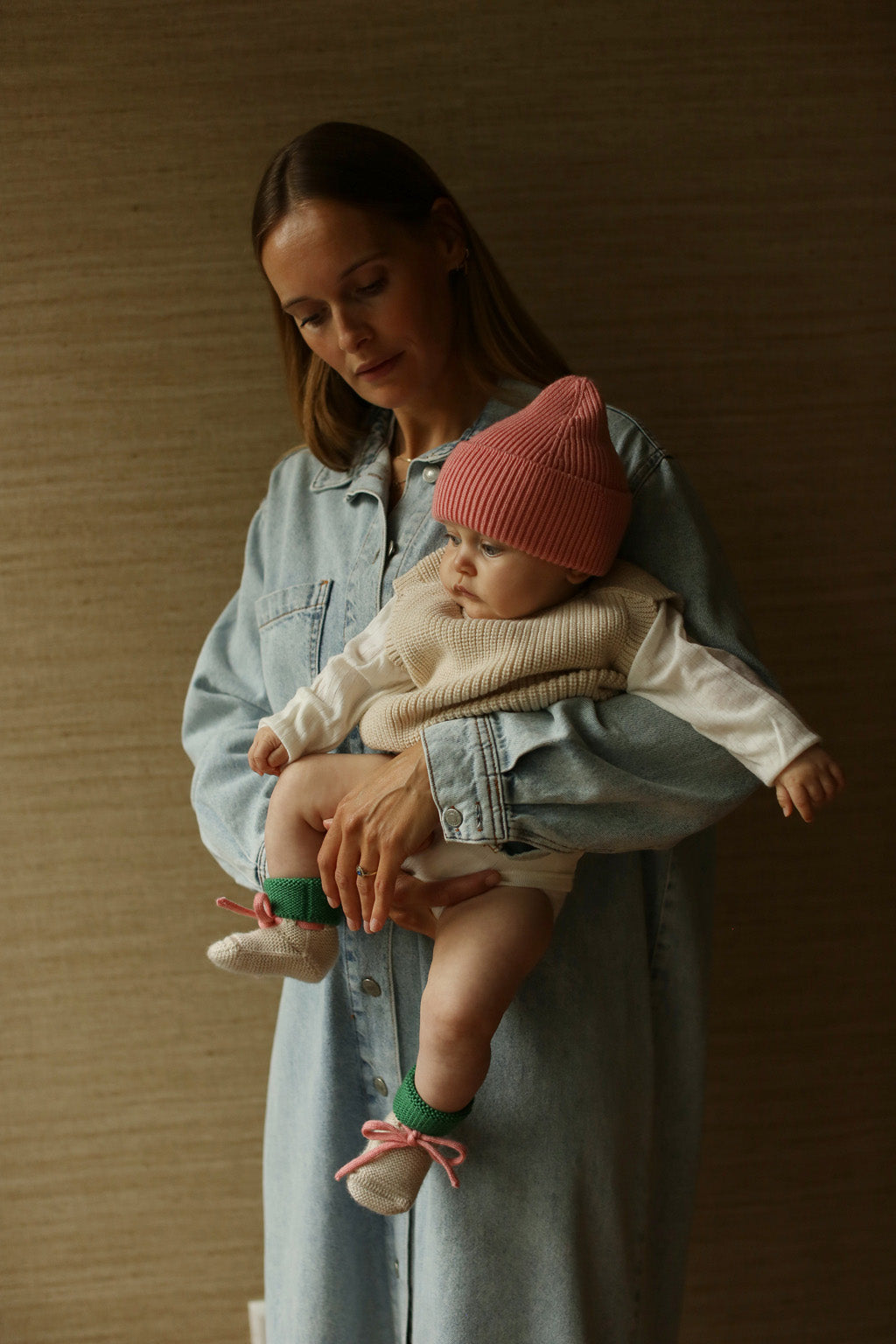 Hvid - Vest Harvey Cream - 100% merinowol