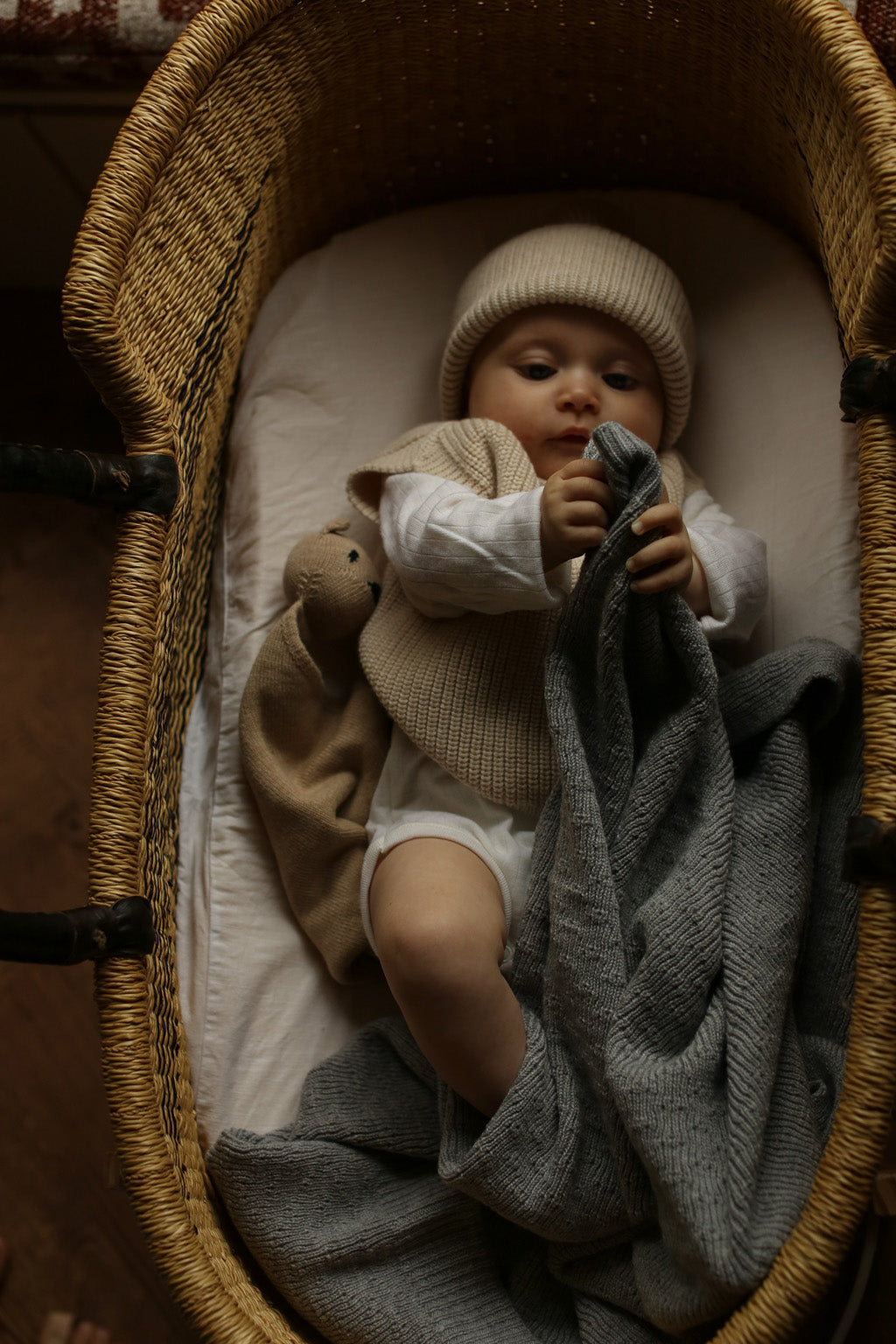 Hvid - Vest Harvey Cream - 100% merinowol