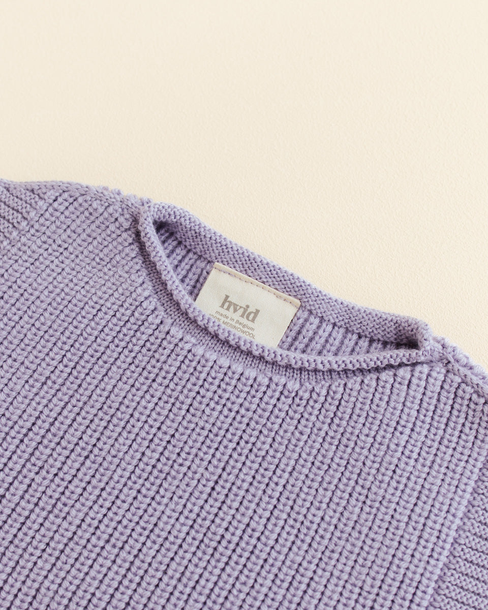 Hvid - Vest Harvey Lilac - 100% merinowol