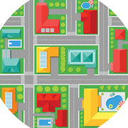 Tuff Tray - Junior Vinyl Mat Stad (60×60 cm)
