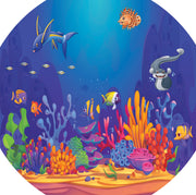 Tuff Tray - 100cm Speelmat Onderwaterwereld Vilt