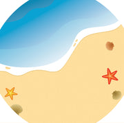 Tuff Tray - Junior Vinyl Mat Zee en Zand (60×60 cm)