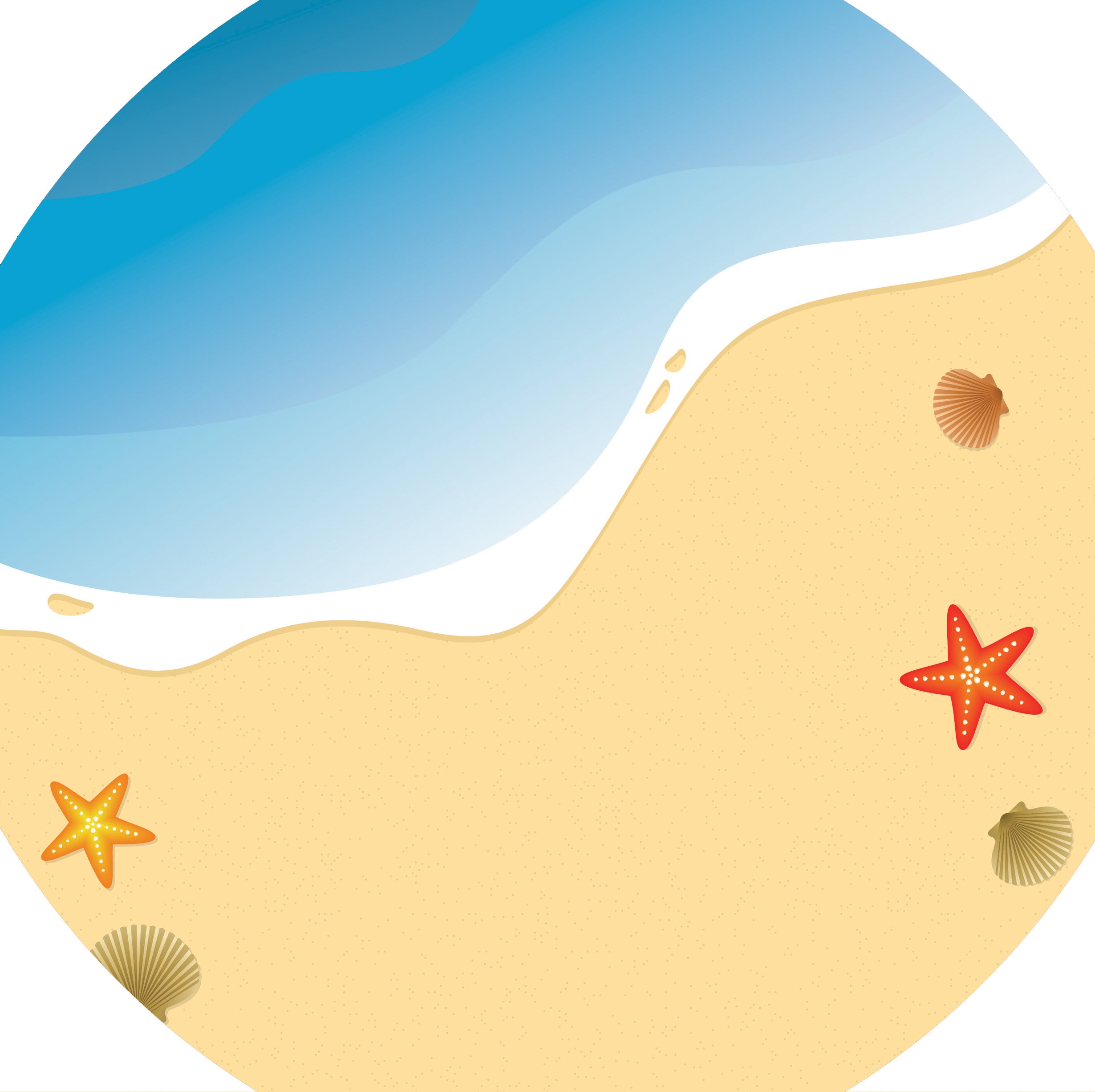 Tuff Tray - Junior Vinyl Mat Zee en Zand (60×60 cm)
