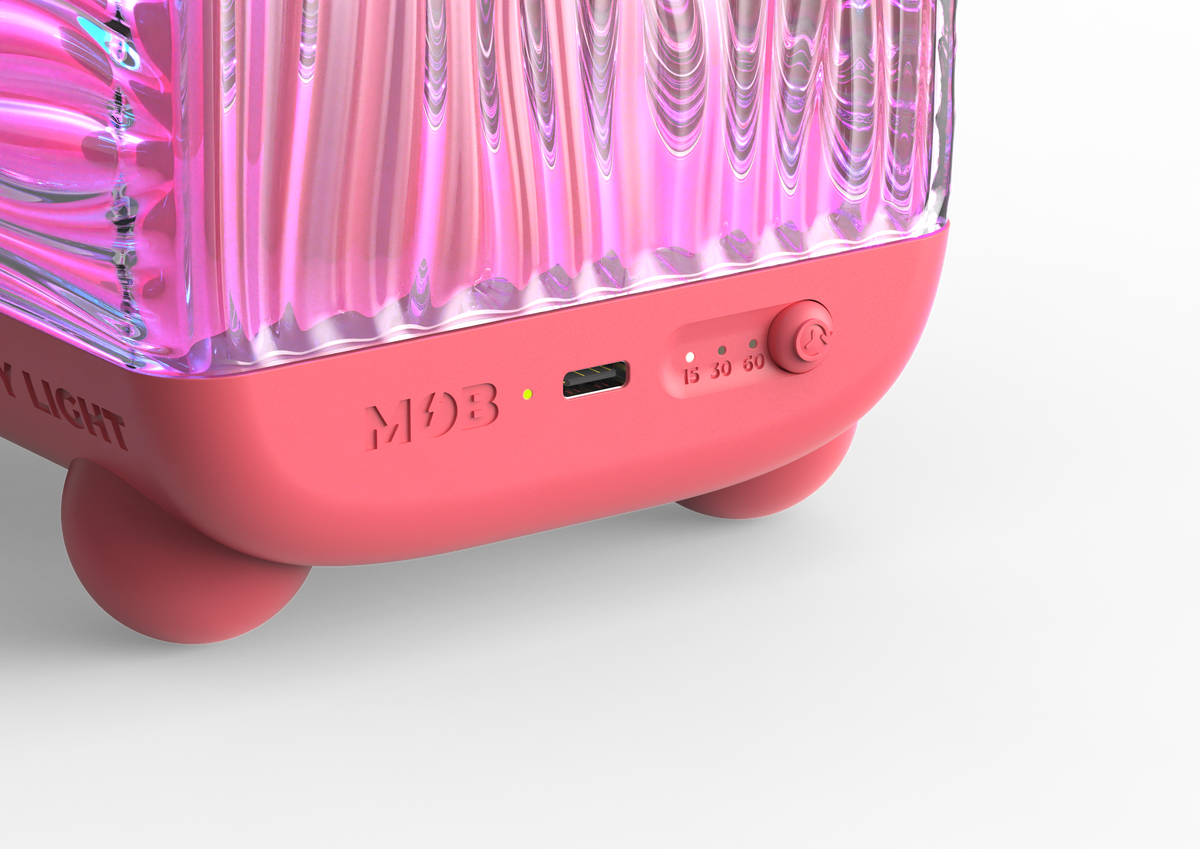 MOB - Wavy nachtlampje - Coral