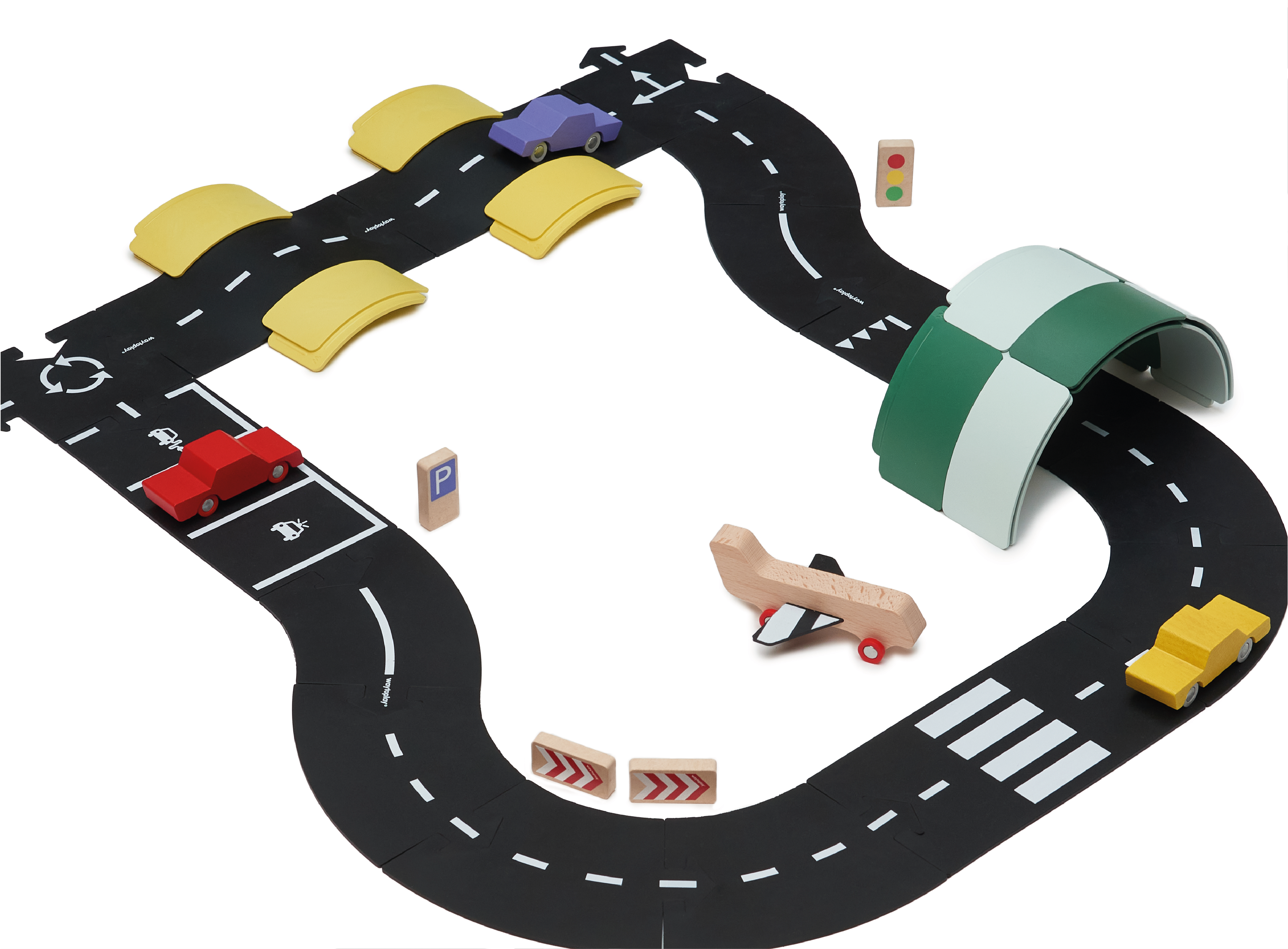 Expressway - 16 Flexibele Wegdelen | Waytoplay Startset