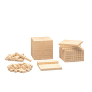 Wissner - Rekenblokjes - 121 stuks - natuurlijke kleuren