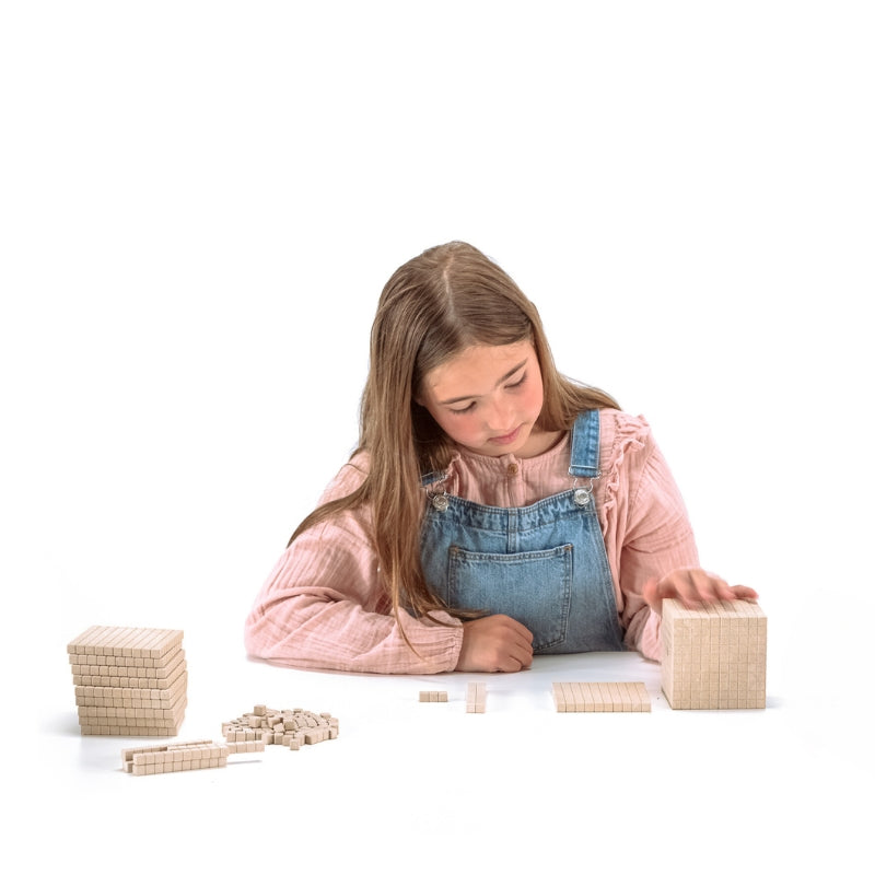 Wissner - Rekenblokjes - 121 stuks - natuurlijke kleuren