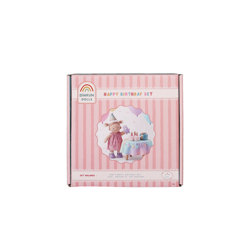 Dinkum Dolls - Happy Birthday Set voor Dinkum Dolls