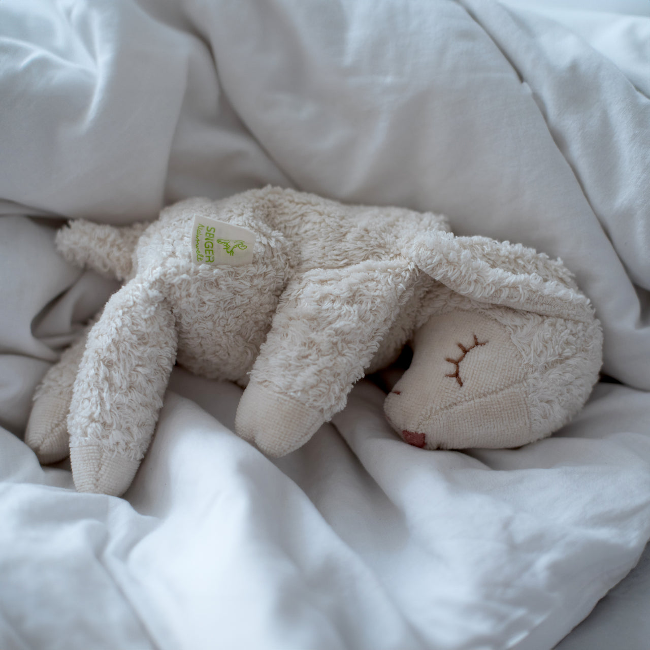 Senger Naturwelt - Knuffeldier Schaap Warmtekussen Klein - Wit