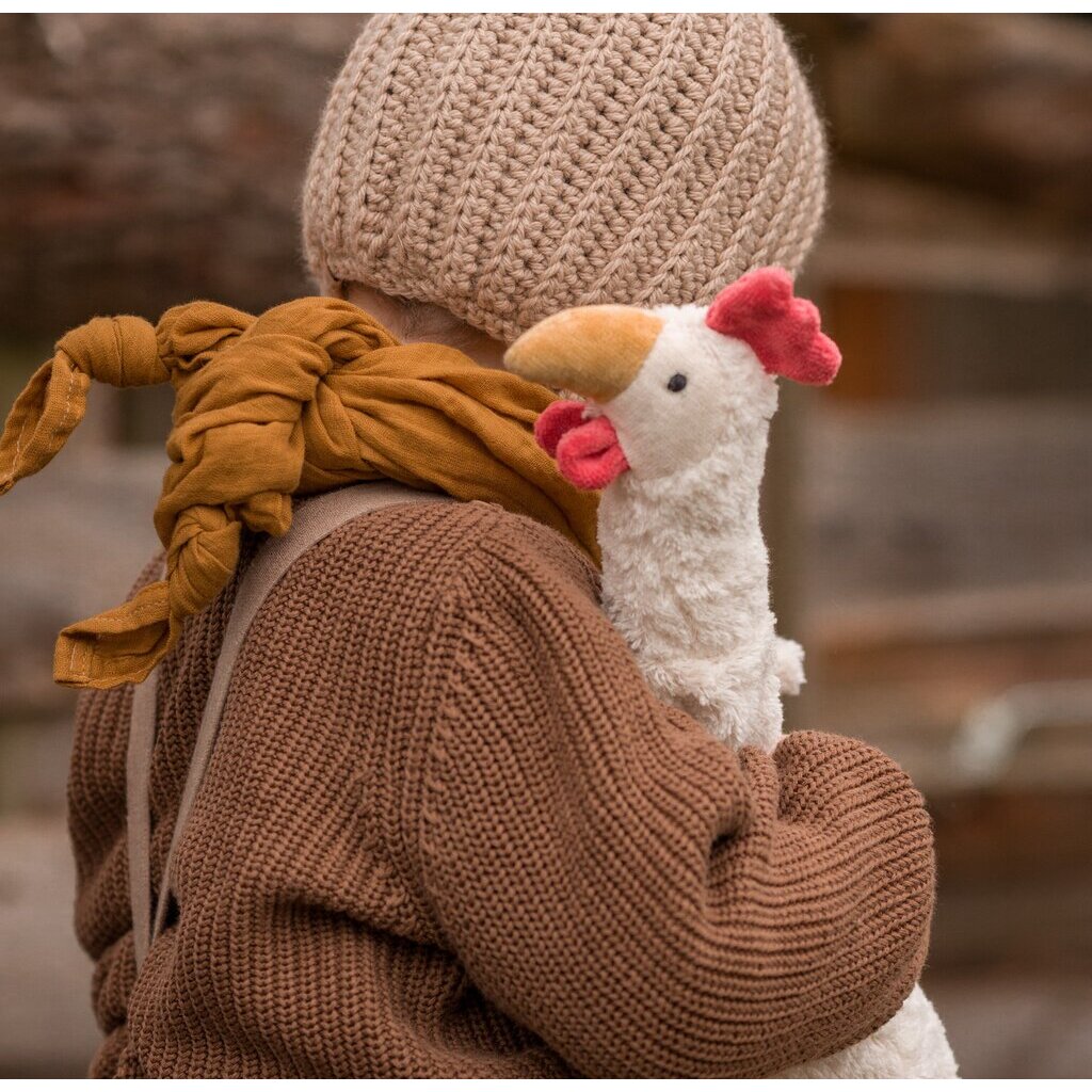 Senger Naturwelt - Knuffeldier Kip Warmtekussen Klein - Wit