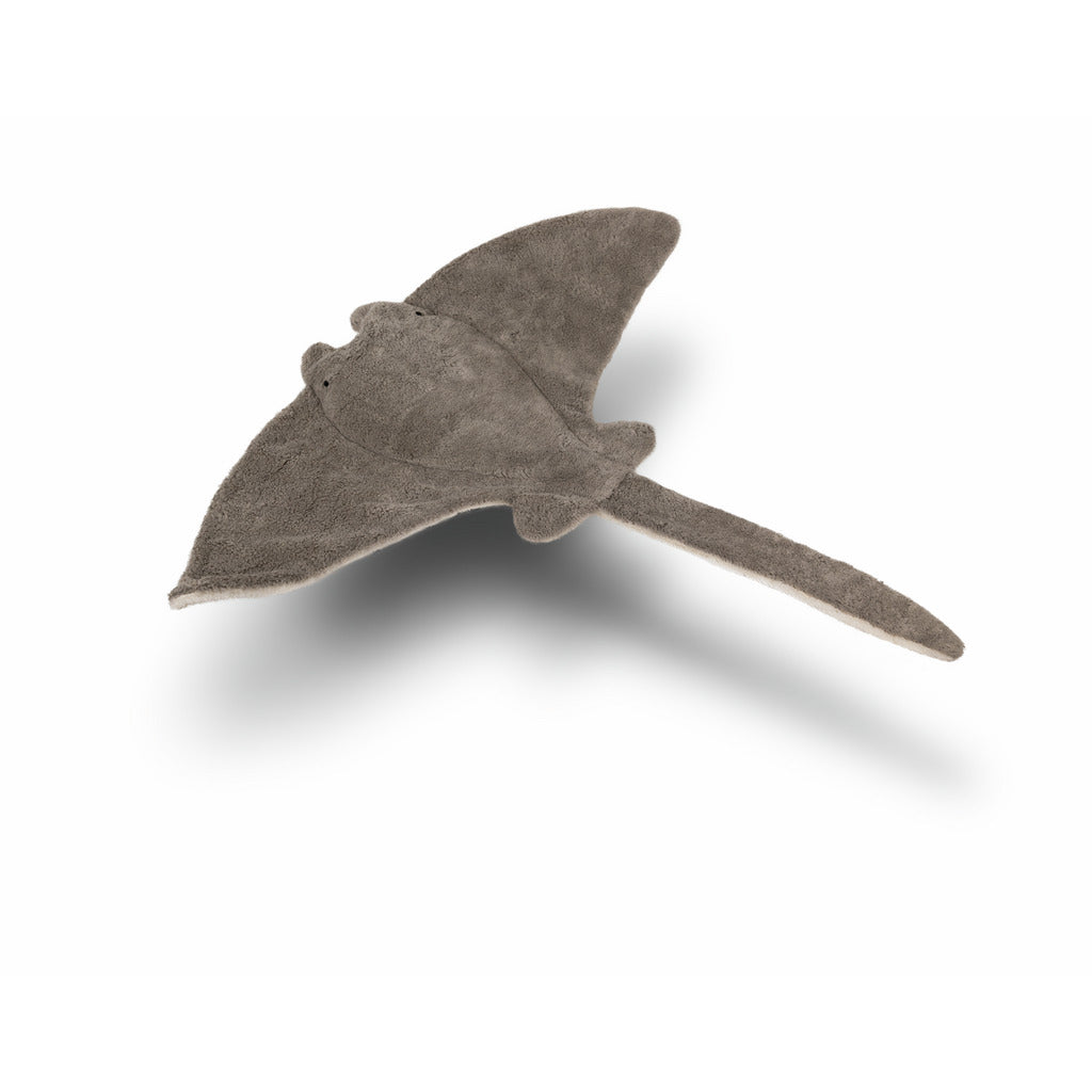 Senger Naturwelt - Knuffeldier Manta Warmtekussen Groot - Grijs