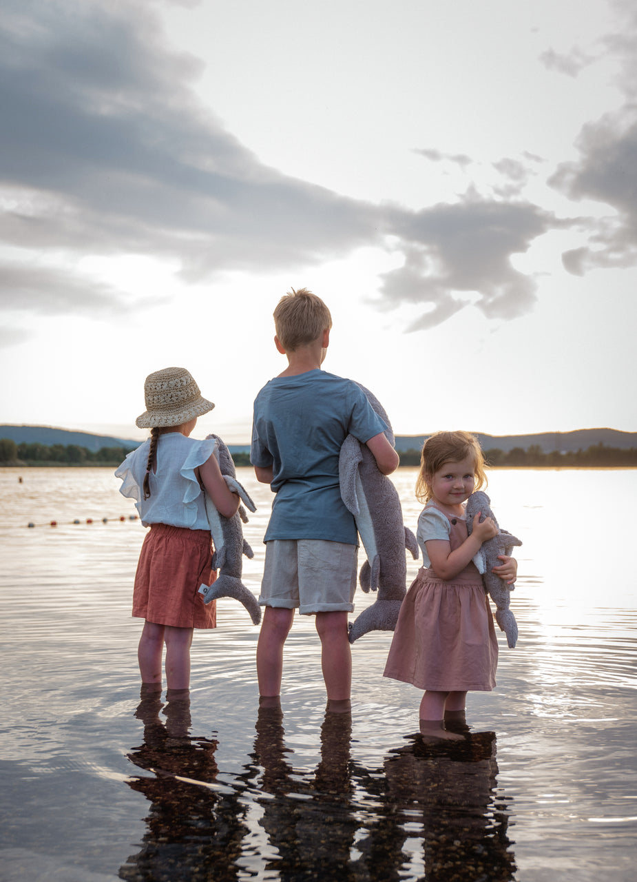 Senger Naturwelt - Knuffeldier Haai Warmtekussen Klein