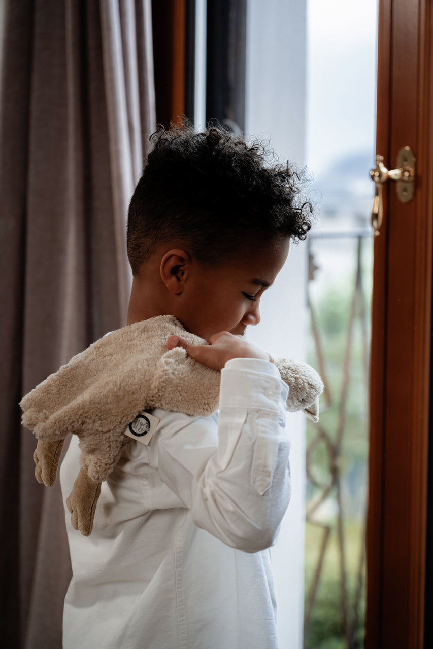 Senger Naturwelt - Knuffeldier Gans Warmtekussen Klein - Linnen