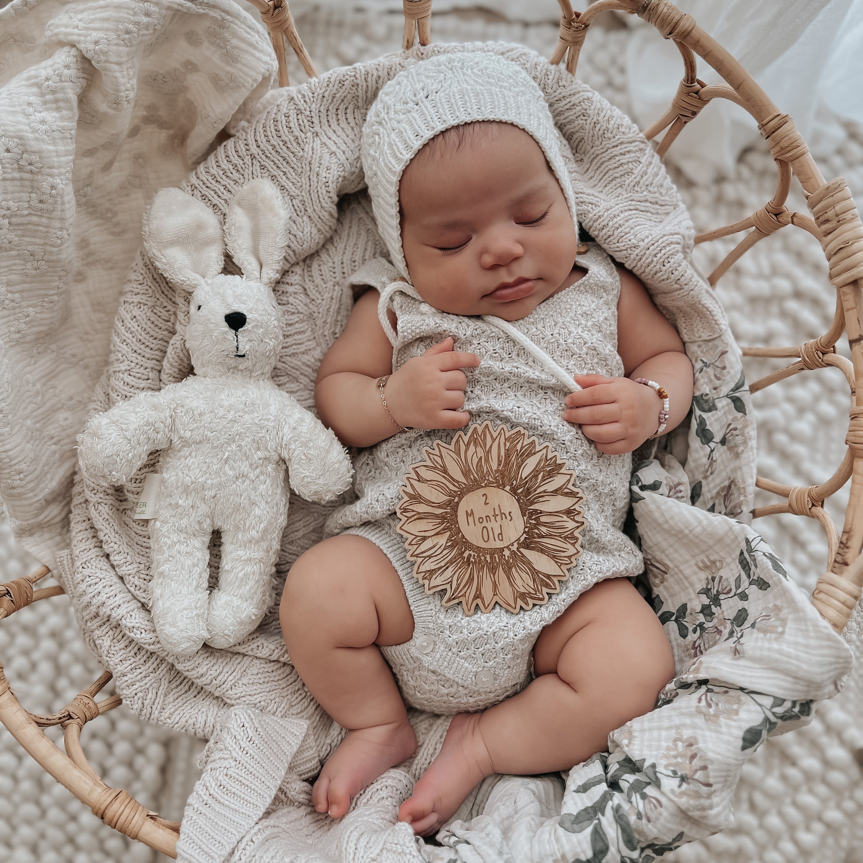 Senger Naturwelt - Baby Knuffel Konijn - Wit