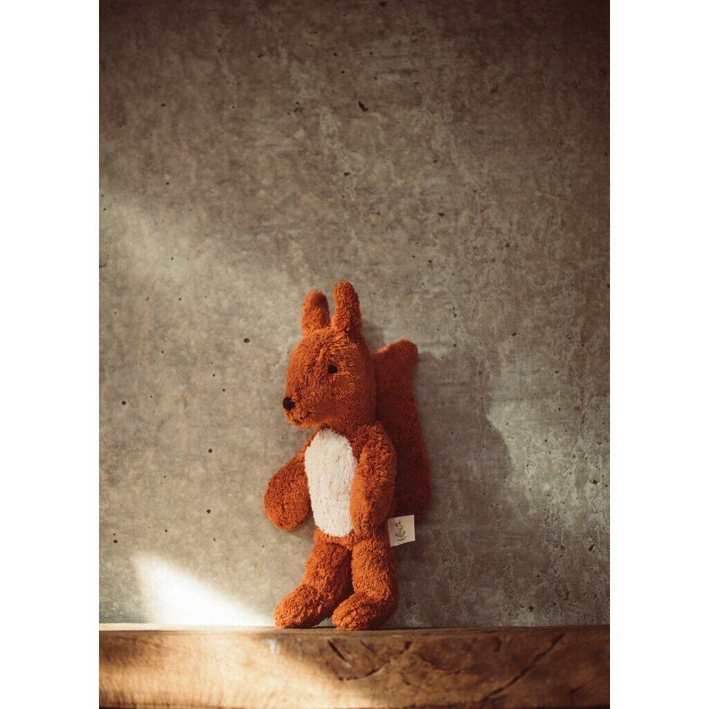 Senger Naturwelt Baby Eekhoorn Knuffel - met wollen vulling