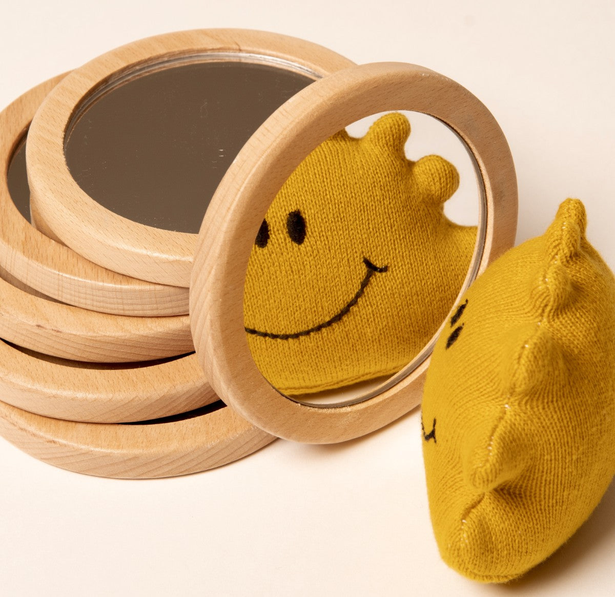 Yellow Door - Kleine spiegeltjes - Set van 6