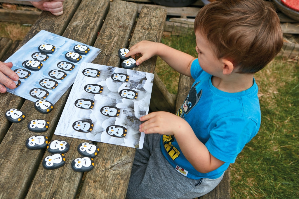 Yellow Door - Pinguïn-activiteitenkaarten vooraf coderen