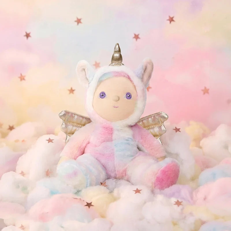 Dinkum Dolls - Dinky Dinkum Yara Unicorn knuffel rainbow
