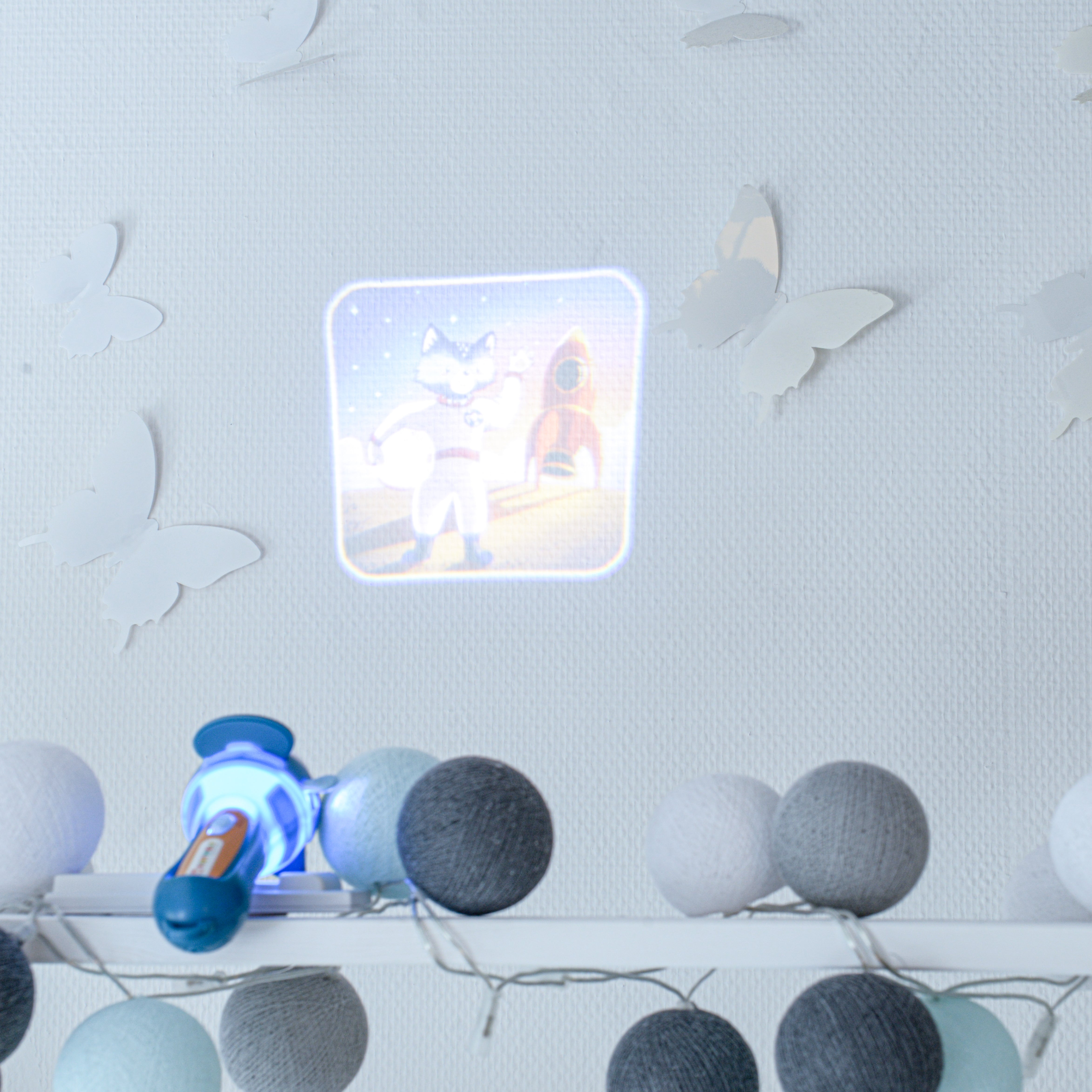 Kidywolf - Kidyslide projectie zaklamp met drie avonturen slides
