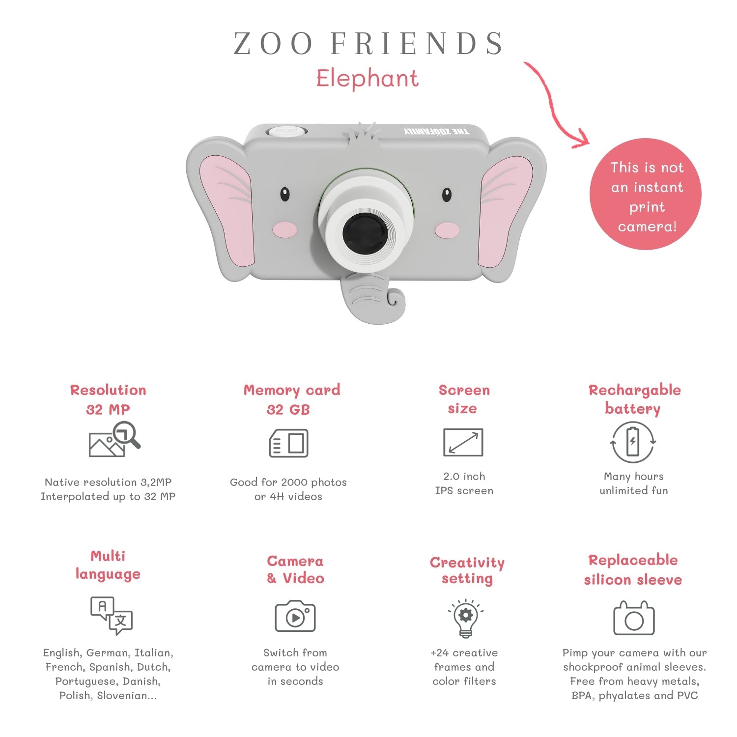 The Zoofamily Zoo Friends Olifant