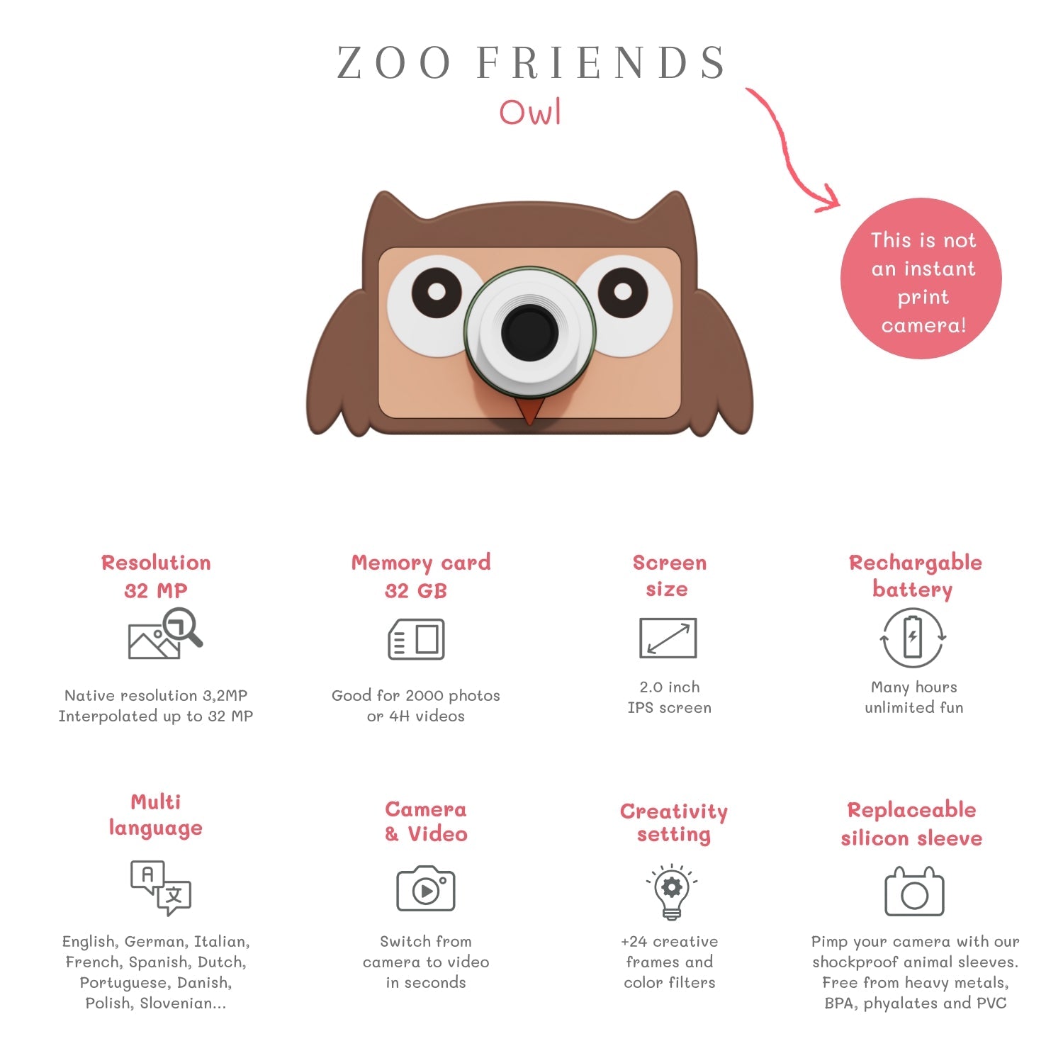 The Zoofamily Zoo Friends Uil