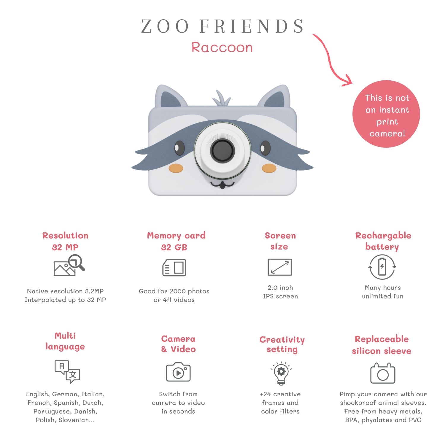 The Zoofamily Zoo Friends Wasbeer