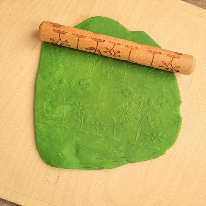 Kiddi - Houten roller Bloemen