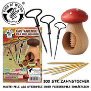 Kids At Work - Kastanje knutselset vliegenzwam