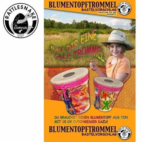 Kids At Work - Bloempottrommel DIY