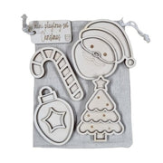 Kiddi - Mini vulvormen set Kerst