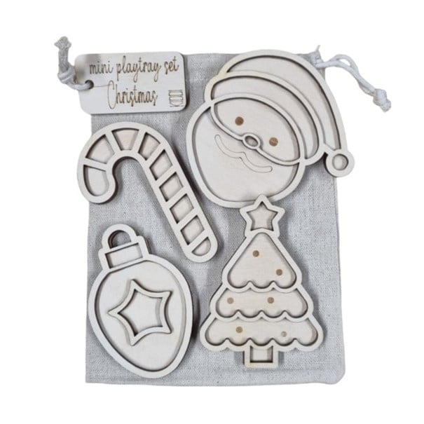 Kiddi - Mini vulvormen set Kerst