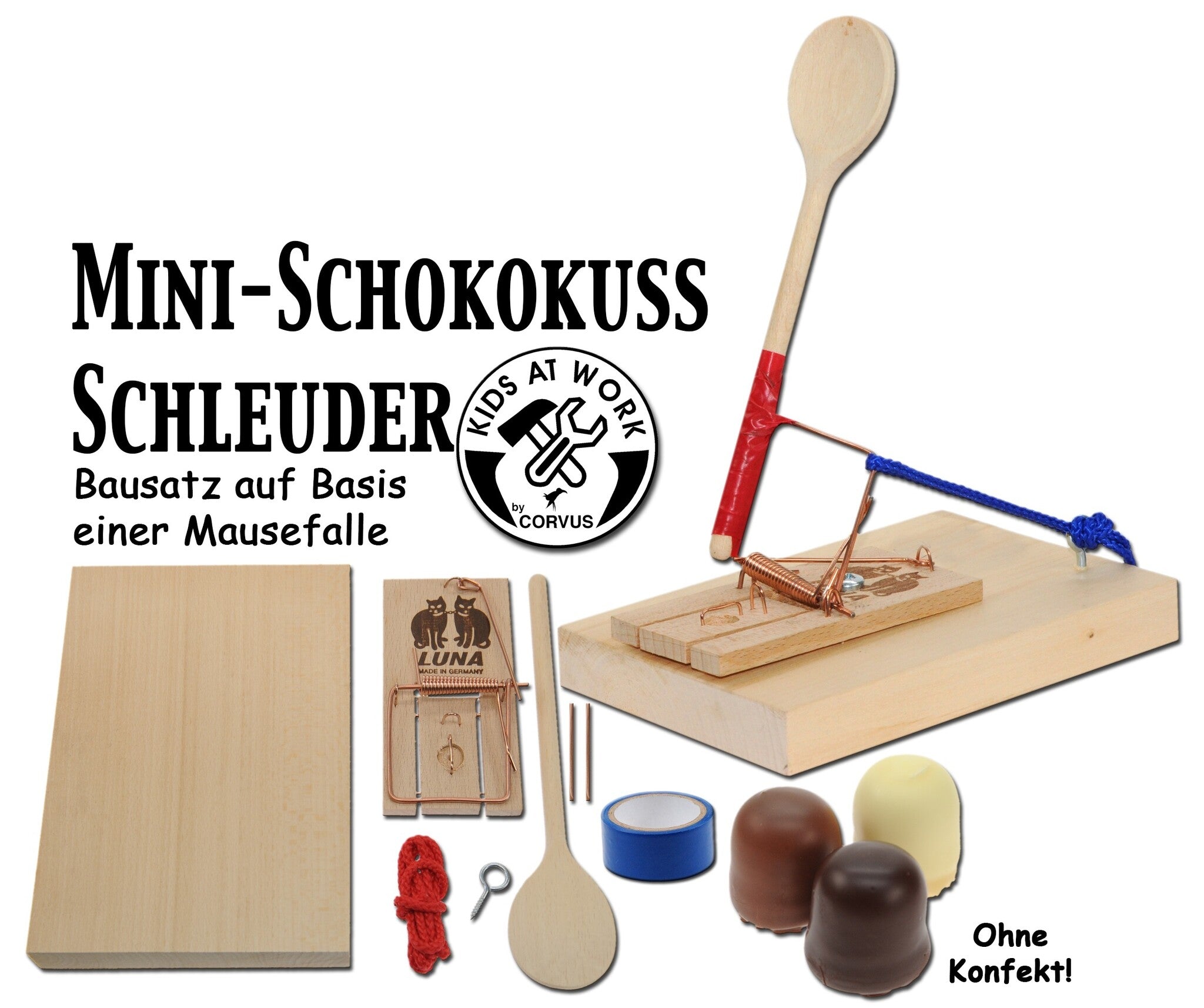 Kids At Work - Mini chocolade katapult