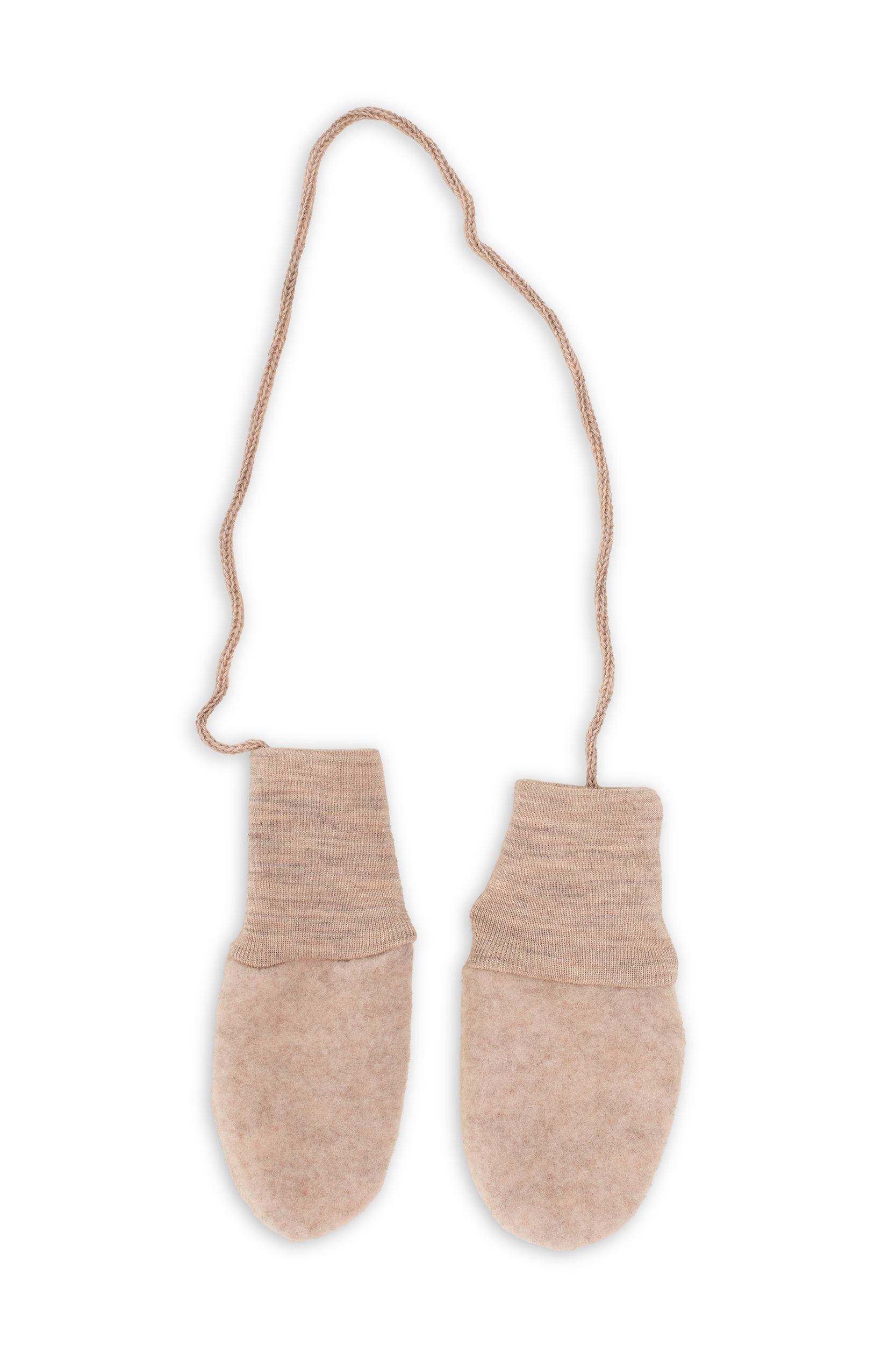 Engel Natur - wantjes 100% wol fleece - Sand