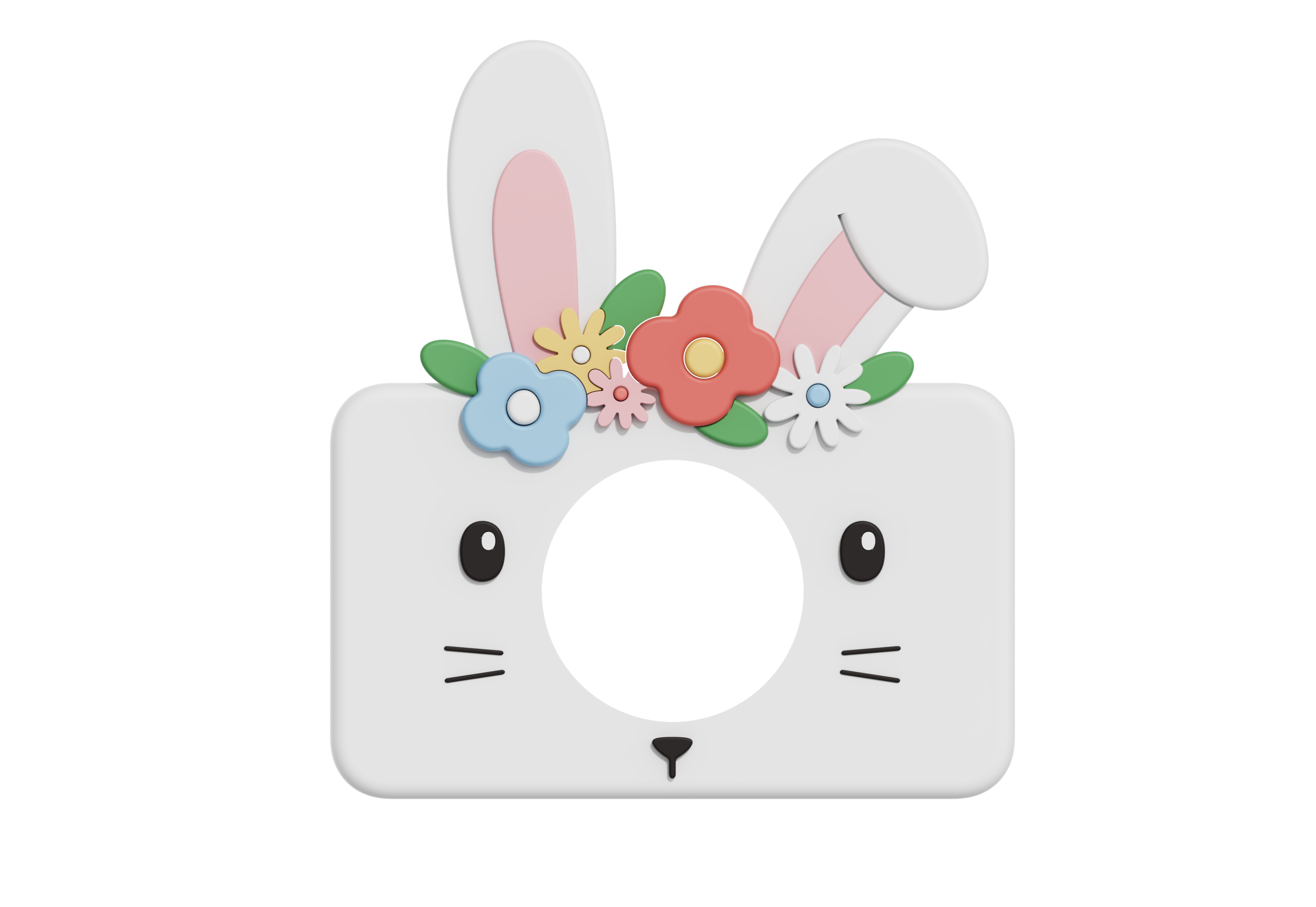 The Zoofamily Beschermhoes Konijn met bloemen