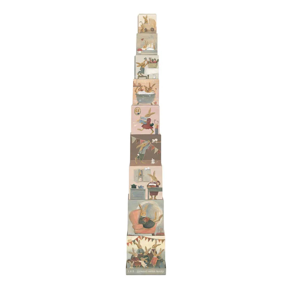 Egmont Toys - Stapelpiramide konijnenfamilie 1.2.3