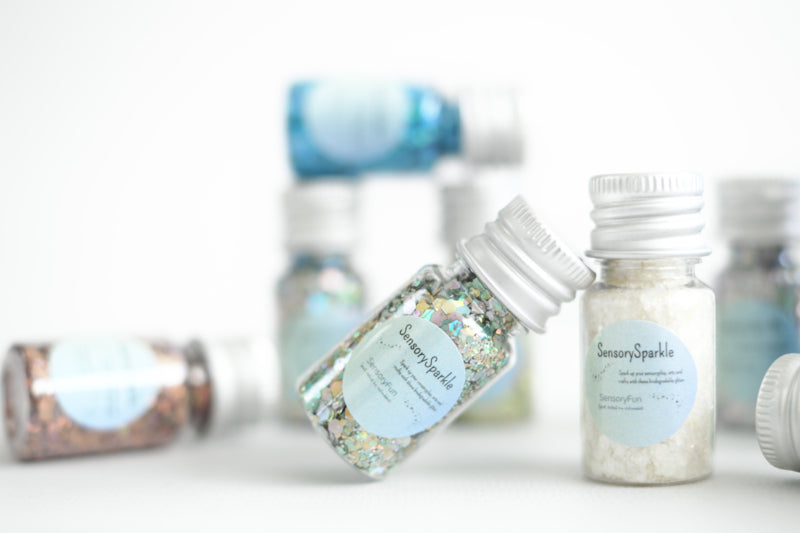 SensorySparkle Bio-Glitter Set (12 x 8 gr) — Bio-glitter 12 x 8 gr