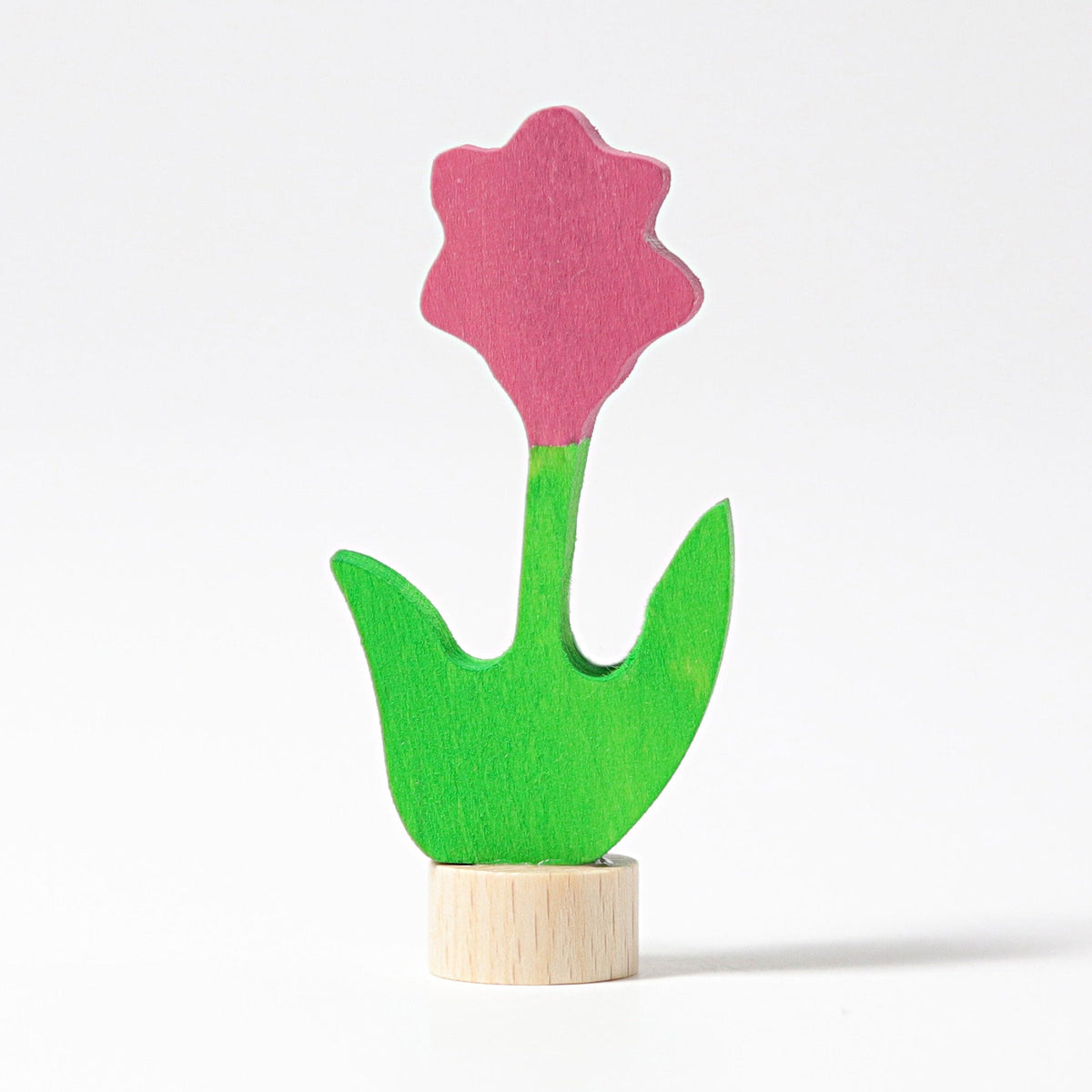 Grimm's - Decoratiefiguur roze bloem