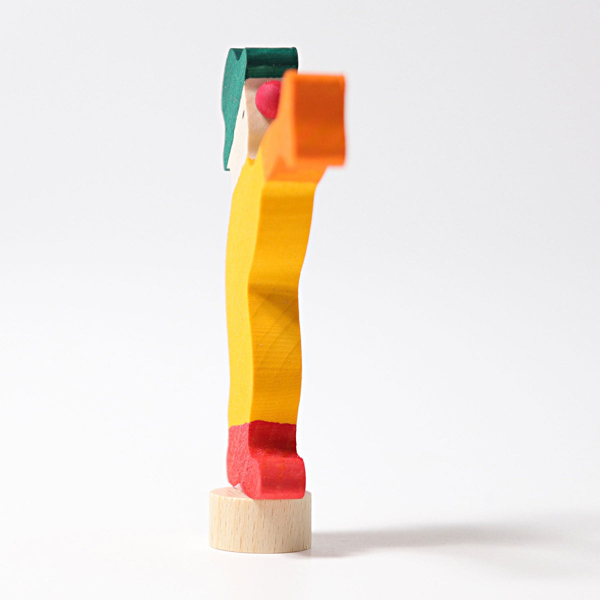 Grimm's - Clown met trompet decoratiefiguur