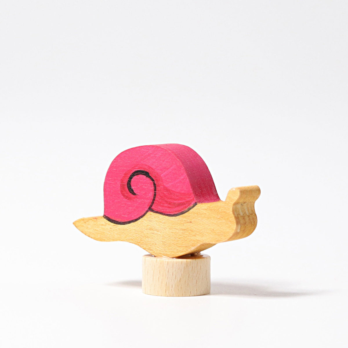 Grimm's - Decoratiefiguur roze slak