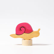 Grimm's - Decoratiefiguur roze slak